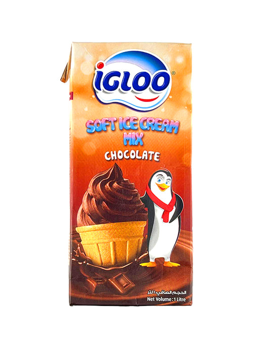 ICLOO SOFT ICE CREAM MIX CHOCOLATE 1 LITER